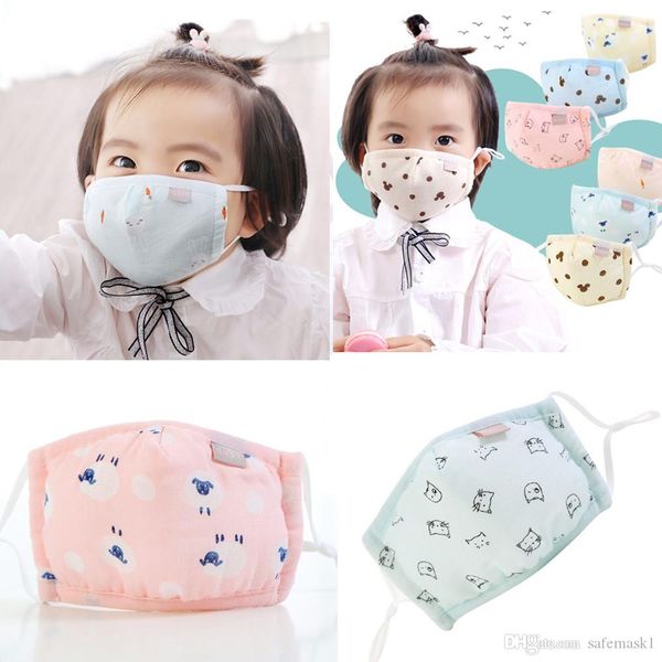 

anti dust face mouth cover pm2.5 mask respirator dustproof anti-bacterial washable reusable sponge masks only for kids mascherine ffp2