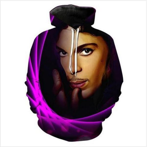 

prince rogers nelson hoodies men women long sleeve all over printed pullover hoody casual 3d sweatshirt plus size lms032, Black