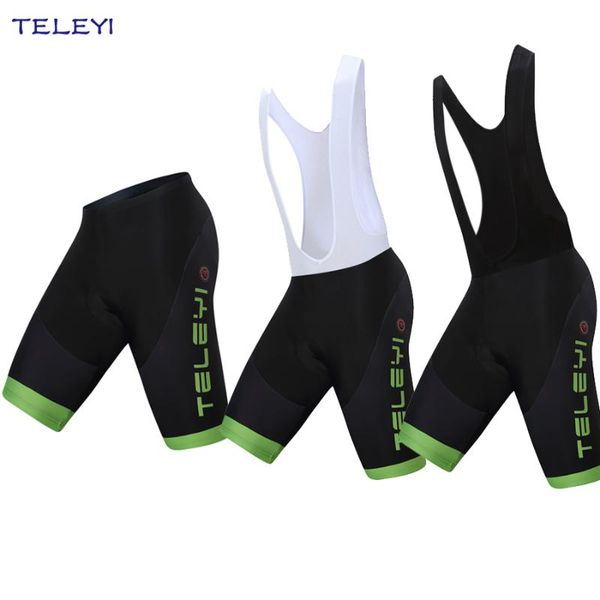 

men's cycling bib shorts gel padded biking bicycle short pants tights black