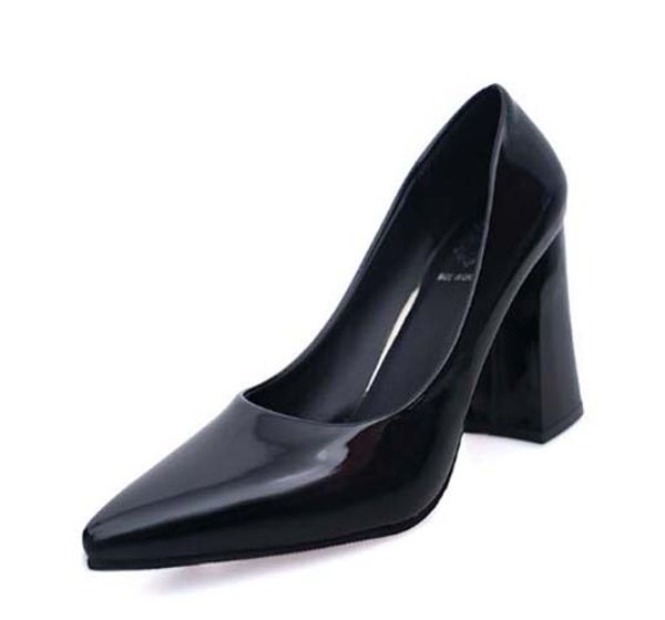 

quality classic women shoes heels sandals dress shoes fashion casual shoe classic style high heels shoe008 p48, Black