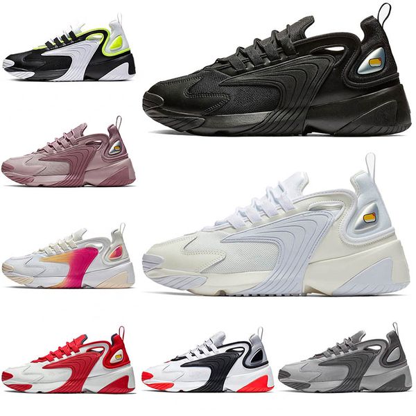 

2019 Mens Trainers Zoom 2K Shoes White Black Blue ZM 90s style pegasus terra kiger Designer Outdoor Sneakers freak M2K Tekno Causal Shoes