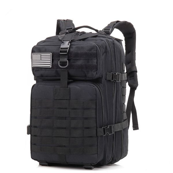 

45l large capacity man army tactical backpacks assault bags outdoor 3p molle pack for trekking camping hunting bag