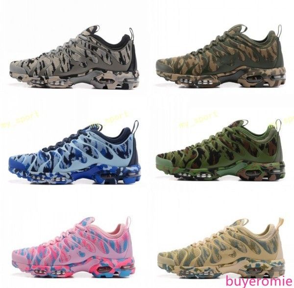 

brand new plus tn ultra green blue grey pink camo running shoes for mens women sports shoes sneakers ing