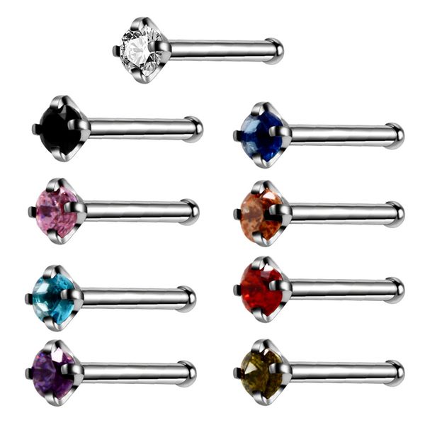 

imixlot 5pcs/lot crystal ball labret ring lip piercing ear cartilage lip earrings piercing ombligo ear body jewelry, Slivery;golden