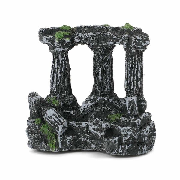 

three columns resin rome square stone pillars aquarium landscaping for fish tank ornament decoration landscap decorative