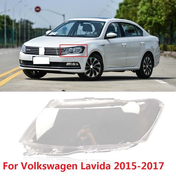 

capqx 1pc for lavida 2015-2017 front headlamp headlight lamp cover lampshade waterproof lamp shade shell cover cap