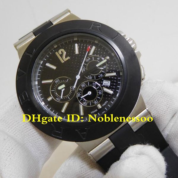 

роскошные высококачественные мужские часы Diagono черный циферблат кварцевый механ