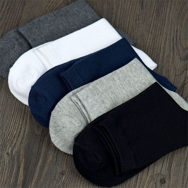 

new men's cotton sweat-absorbent deodorant breathable fashion socks, Black