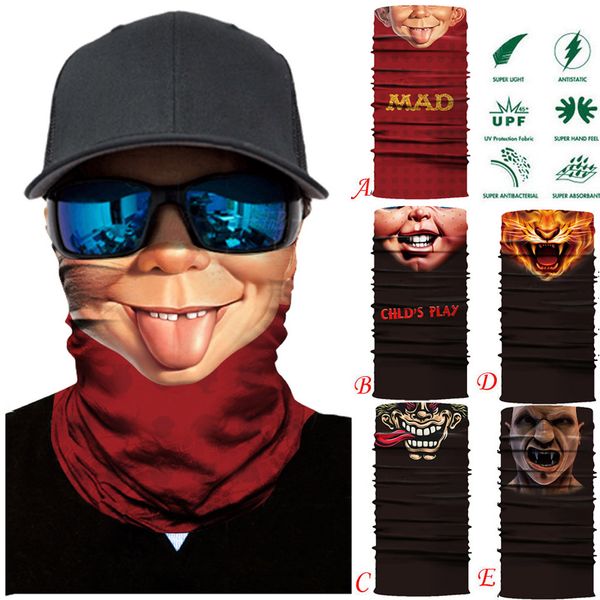 

motorcycle bicycle fashion half face mask creative cover windproof ant-sunshine multifunction scarf for head neck mask