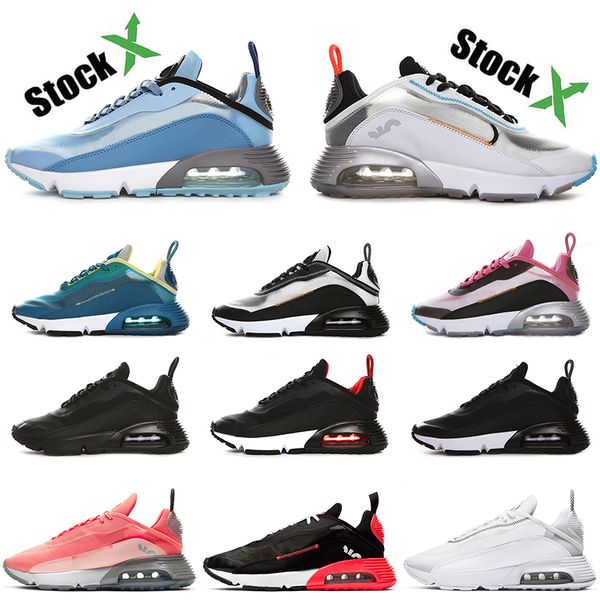 

2090 mens women running shoes react run b30 light blue silver green oreo triple black stock x brand sports trainers sneakers 36-45