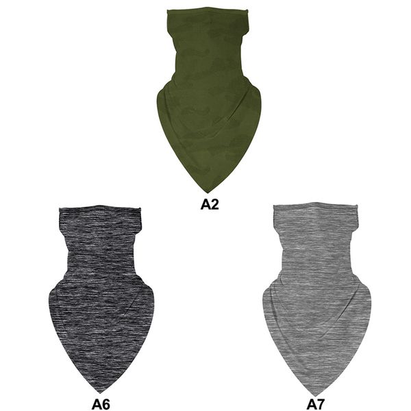 

new summer outdoor cycling mask outdoor sport anti-uv bandana multifunctional solid color face scarf breathable riding neck mask, Black