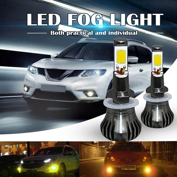 

monochrome 3000k yellow 880 car led fog light for car truck suv fog lamp position