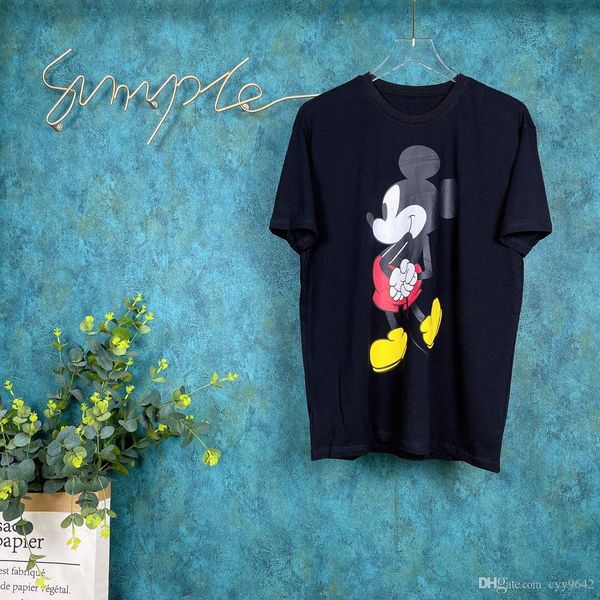 

2020ss spring and summer new high grade cotton printing short sleeve round neck panel t-shirt size: m--xl-xxl-xxxl color: black white q68