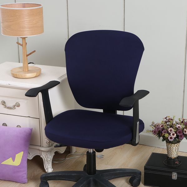 

elastic chair covers anti-dirty rotating stretch removable slipcovers office computer desk seat chair cover 45x45cm