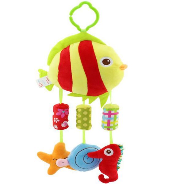 

1pcs Baby Toy Animal Windbell Neonates 0-1 Years Old Bed Hanging Music Toys Parent-child Interaction Creative
