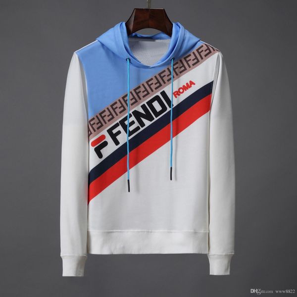 

branded mens hoodies letter printing ribbed long sleeve sweatshirts 18 colors hooded pullover for autumn designer hoodies, Black