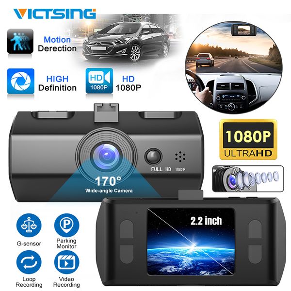 

victsing car night vision driving recorder hd 1080p car driving dash cam video recorder g-sensor night vision camera camcorder