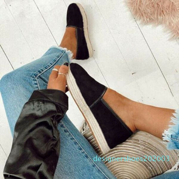

adisputent women flat slip on espadrilles ladies summer casual plimsolls shoes sneakers ballet loafers flat zapatos mujer 2019
