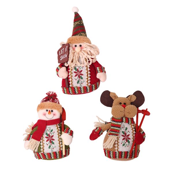 

christmas santa claus doll gnome decoration christmas decorations snowman figurine standing toy gift 30%off