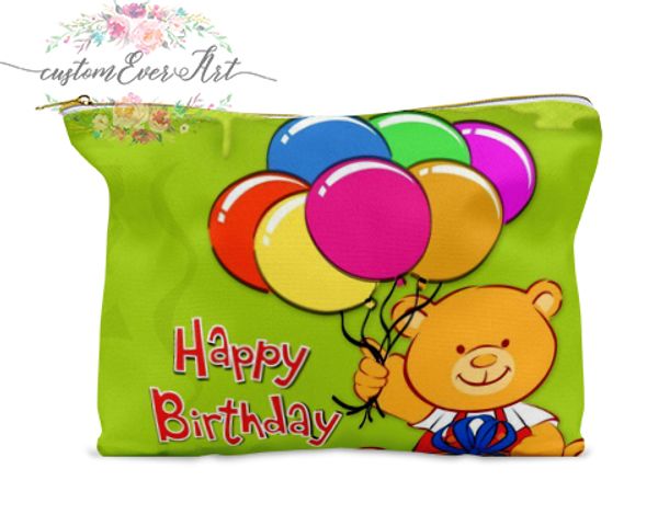 

birthday cosmetic bag cosmetic case pouch makeup bag cute travel for women gift