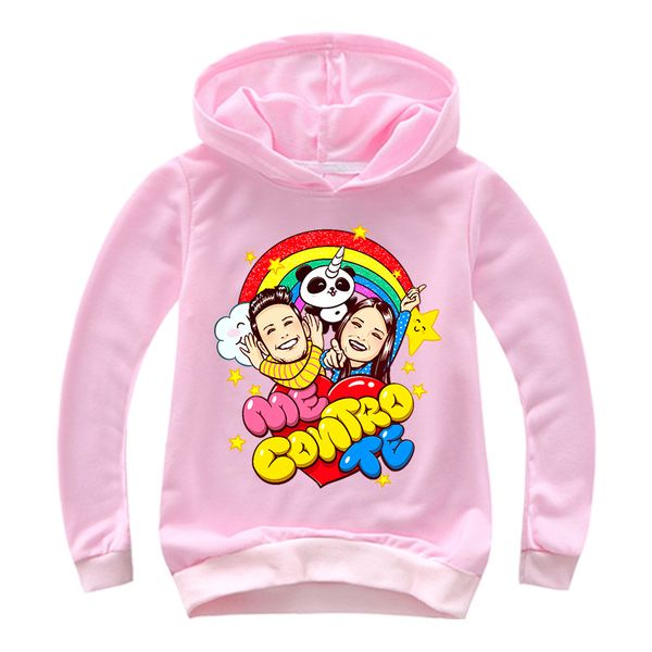 

spring hoodie girls sweatshirt boys hoodie cartoon printing children's clothing 0326 rainbow panda with stars, Black