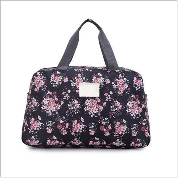 

women lady large capacity floral duffel totes sport bag multifunction portable sports travel luggage gym fitness bag