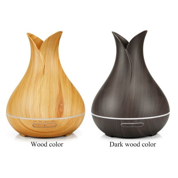 

400ml aroma essential oil diffuser ultrasonic air humidifier smart wifi control 7 led color aromatherapy home office use
