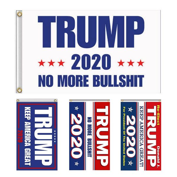 

90*150cm donald trump flag 8 styles hanging trump 2020 president election flags keep america great decoration banner