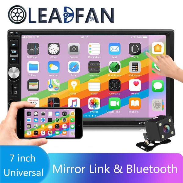 

leadfan 2din 7023b автомобилей радио 7" touch в тире авто аудио плеер mp5 плеер автомагнитола bluetooth камера заднего вида пульт дистанцион