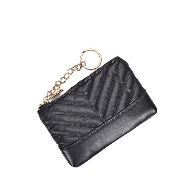 

ladies thread coin purse portable wallet simple small wallet women small bag women portefeuille femme purse female, Red;black