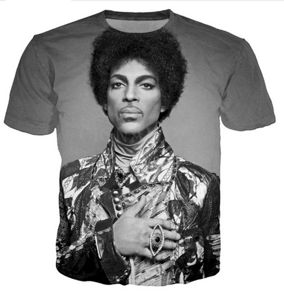 

fashion summer print mens/womens american singer prince nelson style funny casual roger 3d t-shirt abcq00193 shhvn, Black
