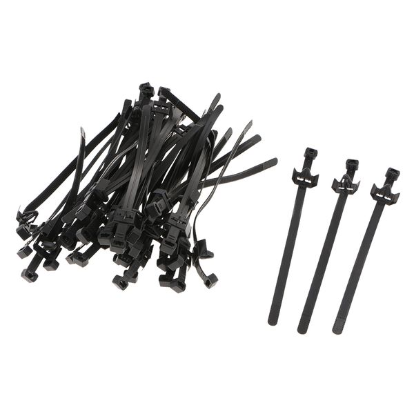 

37 шт автомобилей лодки прицеп стяжку wrap нажмите rivet электропроводка зажим 200мм