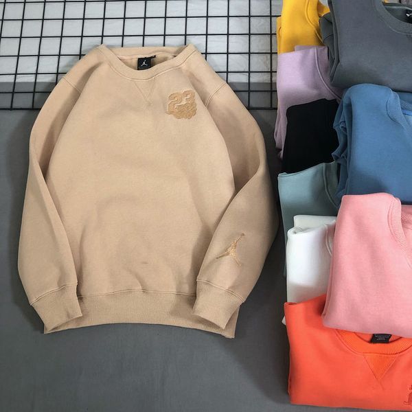 

brand jordan-mens basketball trapeze aj sport womens luxe hoodie pullover sweatshirts cotton hoodies 11colour man sweater wild, White;black