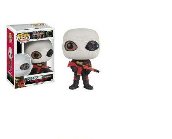 

новый funko pop suicide squad deadshot (максед) # 106 виниловая фигура куклы игрушки модель ниже цены
