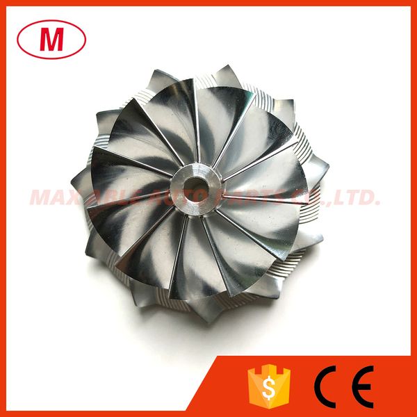 

k04 43.30/56.08mm 11+0 blades performance turbo billet compressor wheel/aluminum 2618/milling wheel for turbocharger cartridge/chra/core