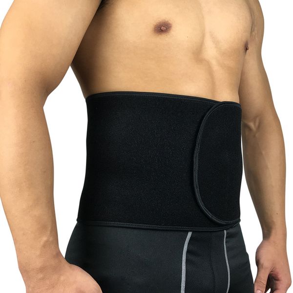 

adjustable belt for the back and loins waist support fitness breathable belt slimming boxing body shaper waist protector, Black;gray