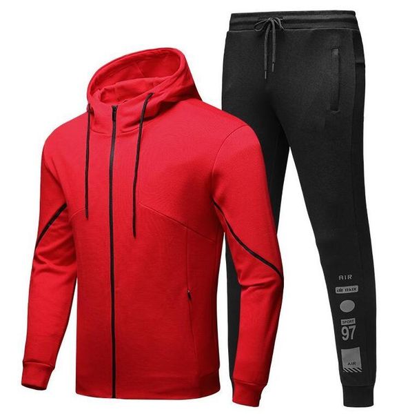 

дизайнерский спортивный костюм мода спортивный бренд мужской женский спортивный костюм спортивная толстовка повседневная куртка на молнии тр, Gray