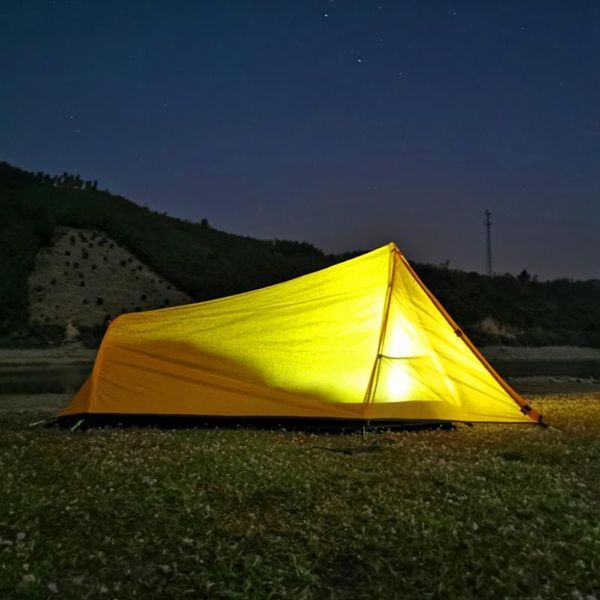

2 человек модернизированный ultralight палатка оксфорд ткань с покрытием ткань водонепроницаемый туристический рюкзак палатки на открытом во