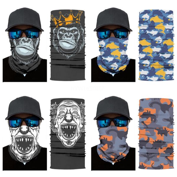 

magic headband riding face mask outdoor sports neck warmer cycling bike bicycle masks head skull scarf scarves bandana#834, Blue;black