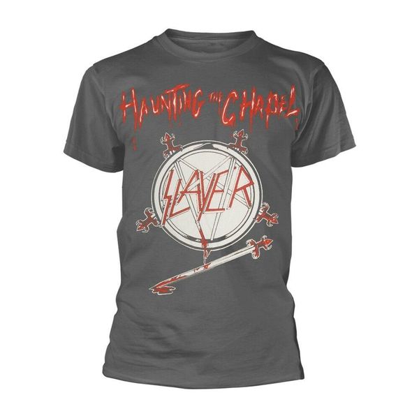 

slayer 'haunting the chapel' t shirt - new, White;black