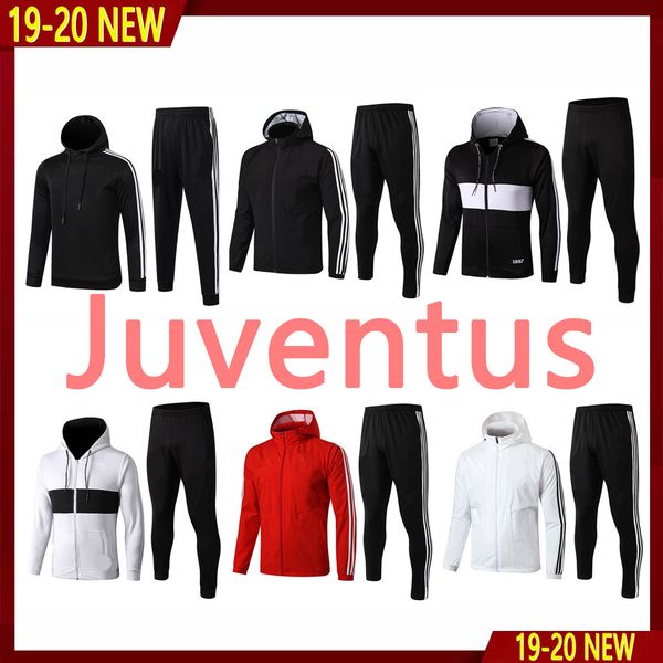 

2019 2020 men's tracksuit jacket 19 20 training suit soccer training sports jogging wear survetement kit, Black