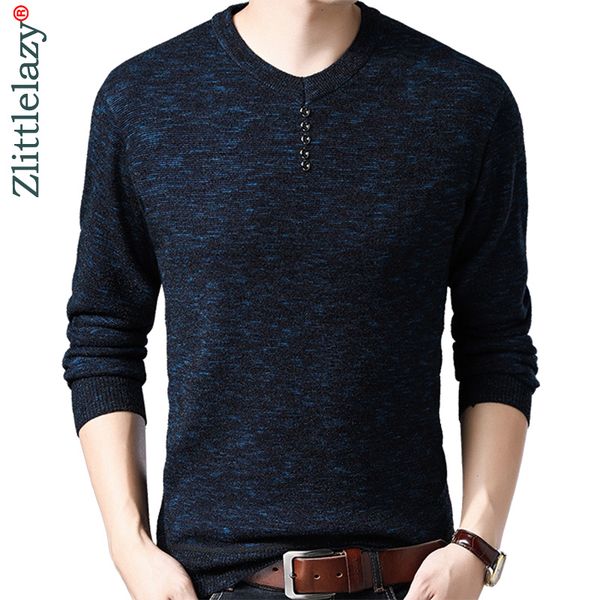 

2018 button designer pullover soilid men sweater dress thick winter warm jersey knitted sweaters mens wear slim fit knitwear 181, White;black
