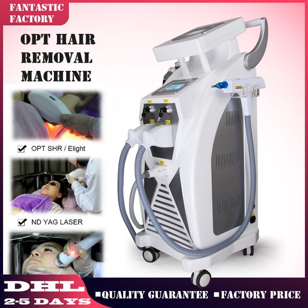 

multifunction ipl rf nd yag laser skin rejuvenation elight hair removal opt shr ipl beauty machine with ce