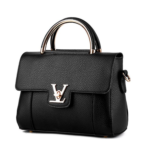 

De igner 2019 luxury brand women leather handbag new female cro body v letter de igner handbag ac a main femme