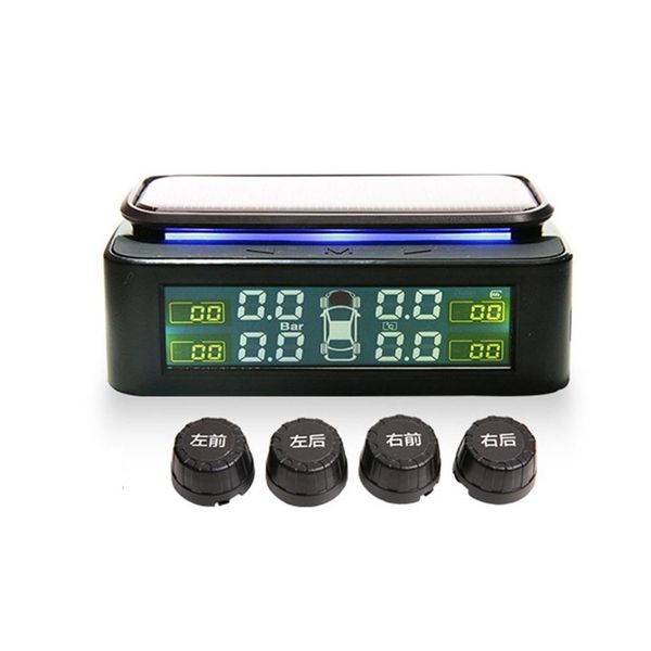 

168 lcd display wireless tpms car tire pressure usb charging monitoring system