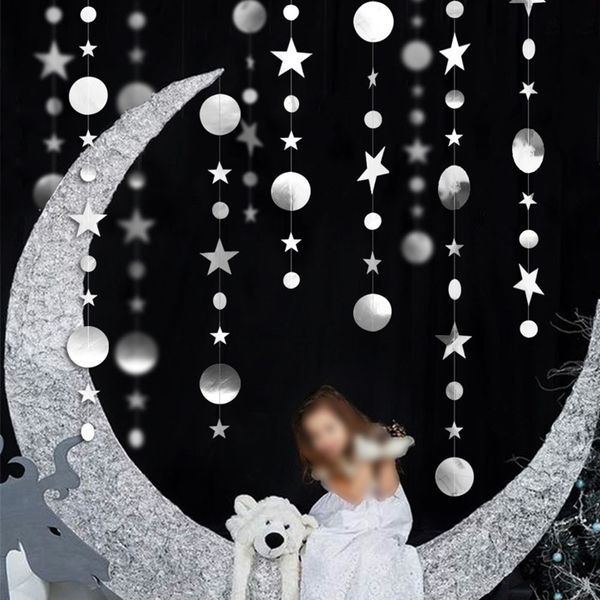 

disc garland diy birthday wedding home hanging decors for kindergarten