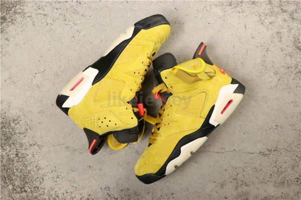 

ts 6 mens basketball shoes 3m ts olive green yellow cactus jack baskets x 6s des chaussures designer sneakers size 40-46