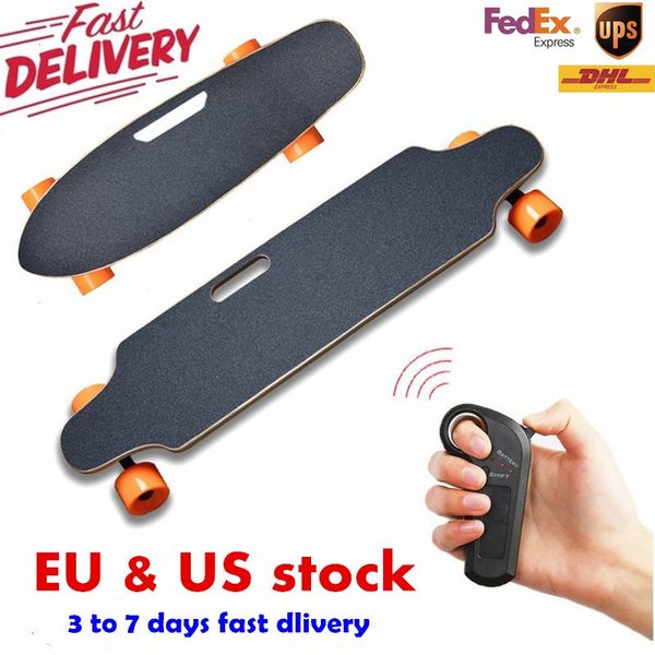 

ship from usa europe four wheel electric skateboard wireless remote controller scooter plate board hoverboard unicycle