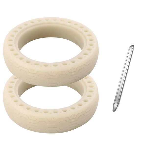 

8,5 дюймовая передняя и задняя люминесцентная сотовая резиновая твердая трубка без трубки 1 8 1/2 для твердой шины электрического скутера m3