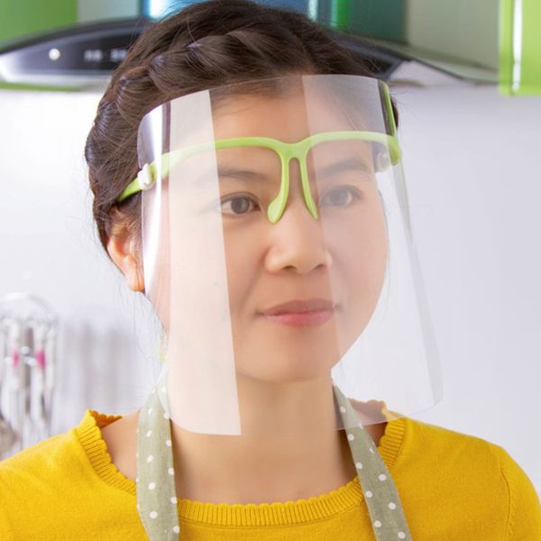 

19*22cm anti dust fog spatter mist kitchen protective apet face mask face shield dining use